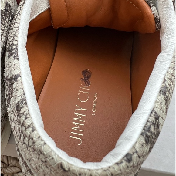 Jimmy Choo Snakeskin Print Sneakers size EU 37 - Picture 11 of 15